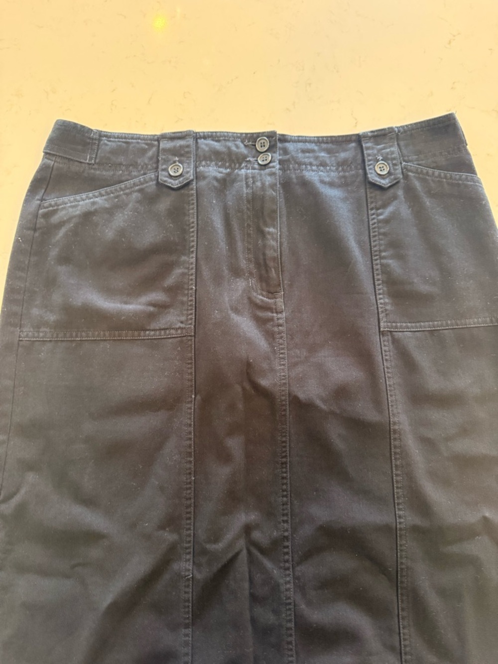 Jones New York Black Midi Skirt